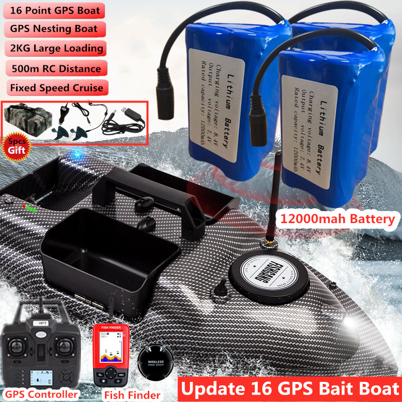 Fishing Boat Gps - Posição dupla RC Isca de pesca,