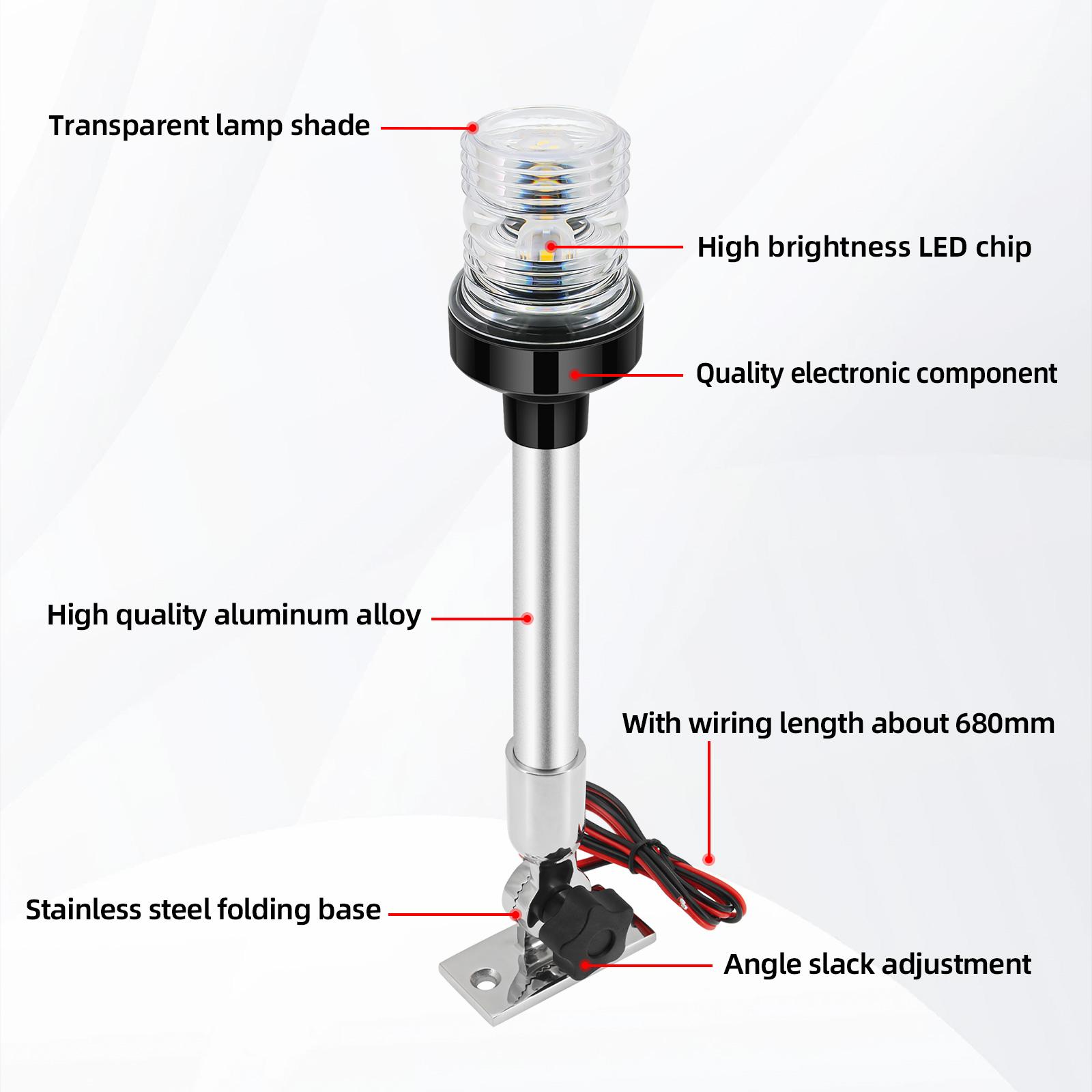 Impermeável LED Navigation Lig - Fishing Boat Navigation Light avaliação e preço