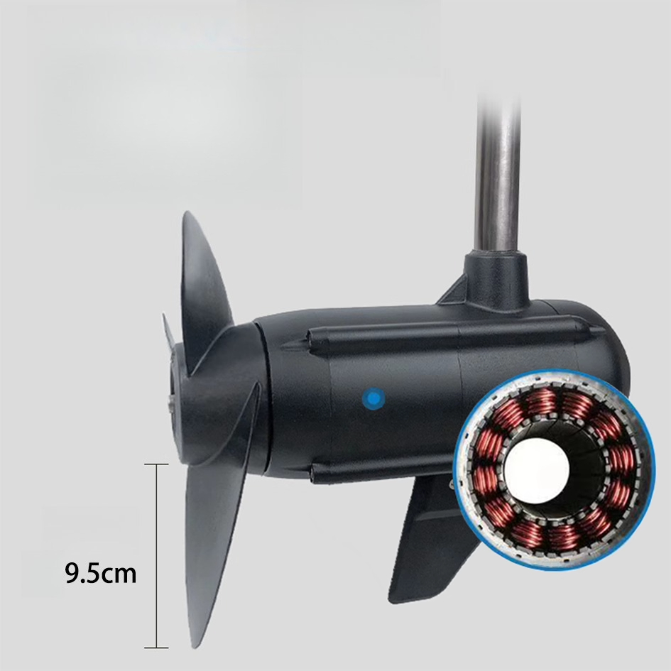 Motor de popa elétrico sem esc - Fishing Boat Outboard Motor avaliação e preço